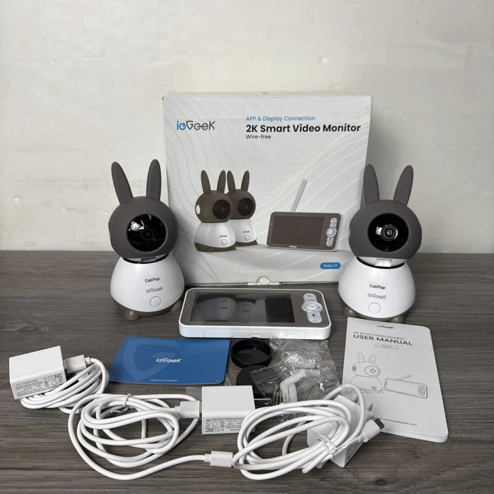 ieGeek 2K WiFi Split-Screen Baby Monitor, 5
